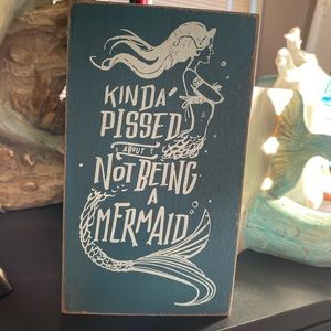 NEW wooden mermaid decor